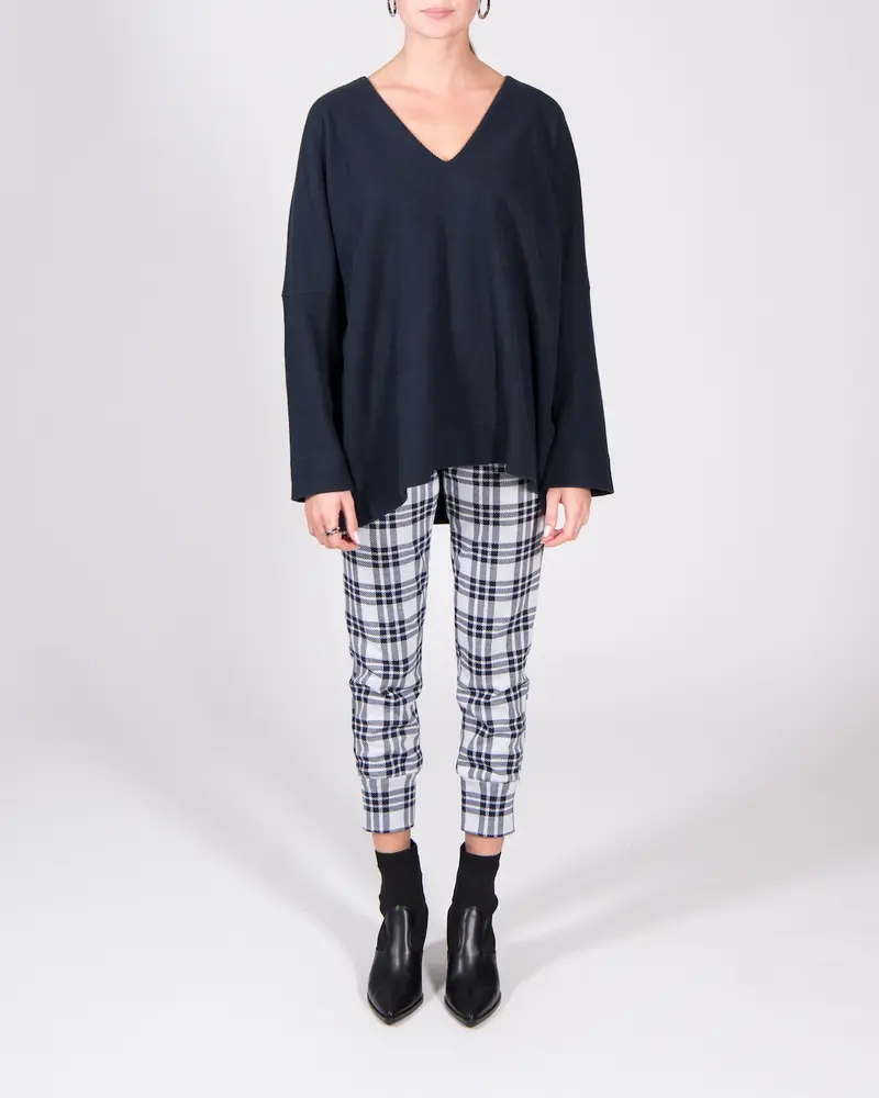 JAN N JUNE Pullover "Jaxon" Corduroy Sweat midnight