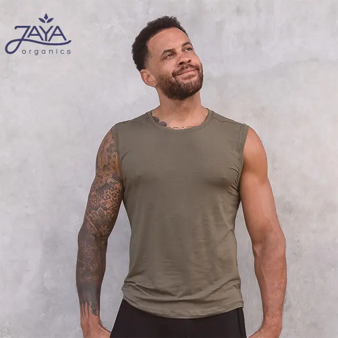 Jaya Herren Top Tommy Tencel - olive
