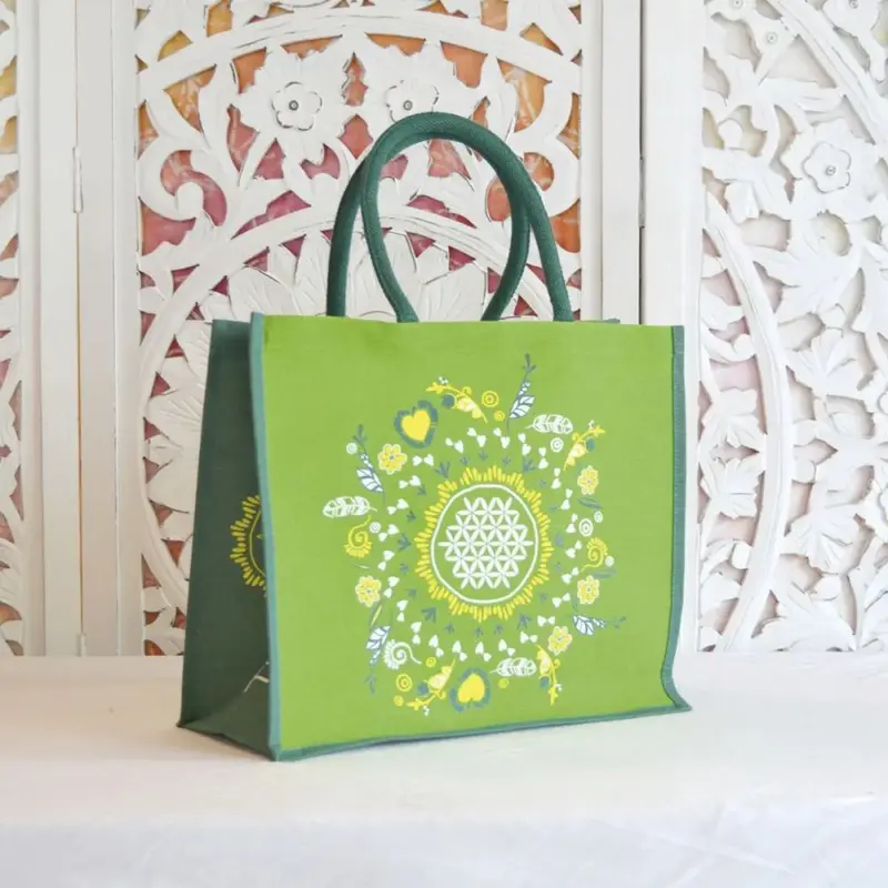 Jutetasche 'Grüne Erde'