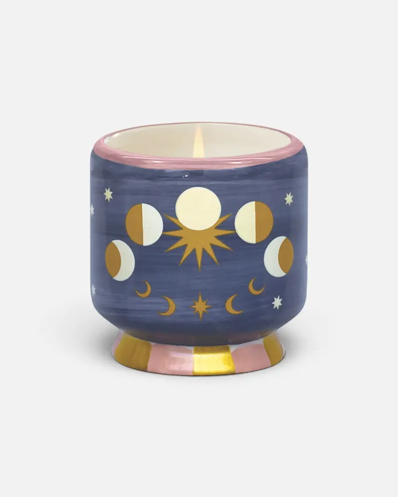 Keramik-Duftkerze Moon Phases ‐ Jasmine & Rose