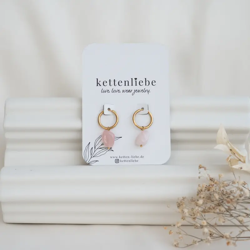 Kettenliebe Perlenohrringe "Hope"