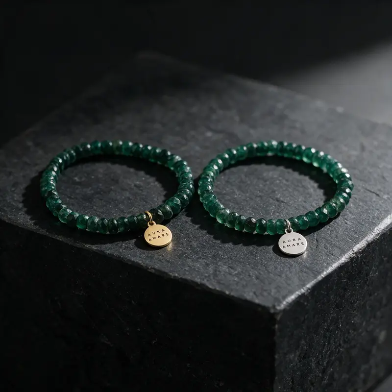 Kinder Aventurin Armband | Edelstein-Armband für Mut & eigene Wege