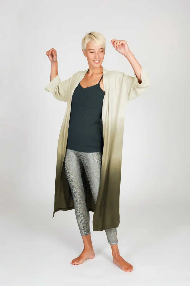 Kismet Kimono - Green Shades