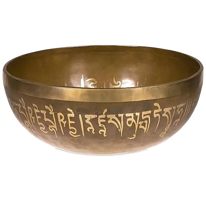 Klangschale Medizin Buddha mit Gravur