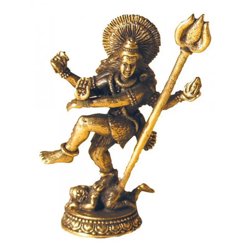 kleiner Shiva tanzend aus Messing