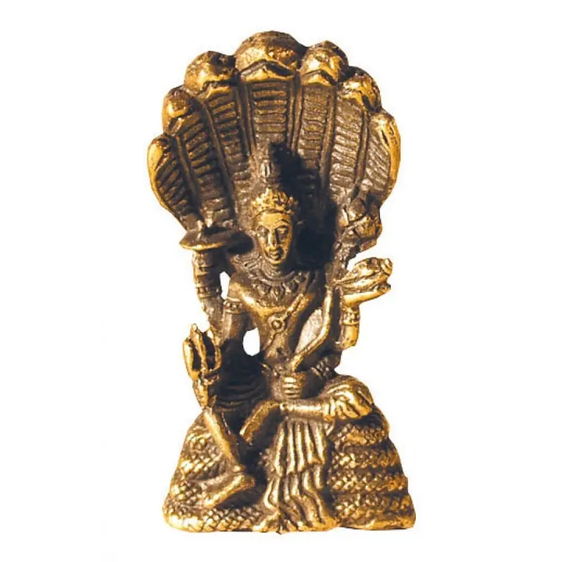 kleiner Vishnu aus Messing