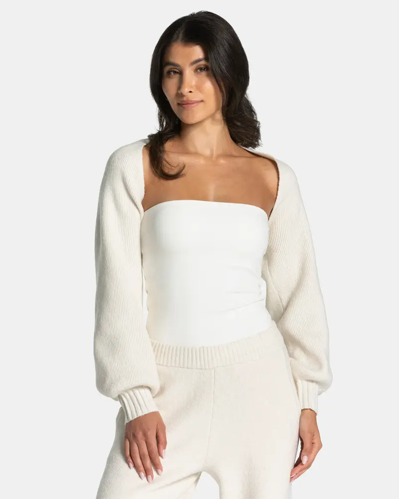 Knit Bolero "Cream"