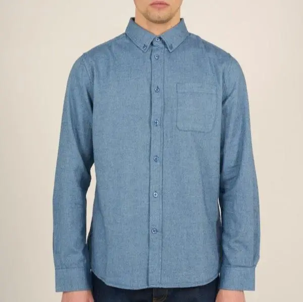 KnowledgeCotton Apparel Herren Flannel Hemd "Melange"