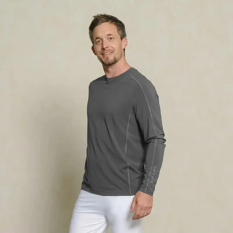 Langarmshirt Herren turmalingrau