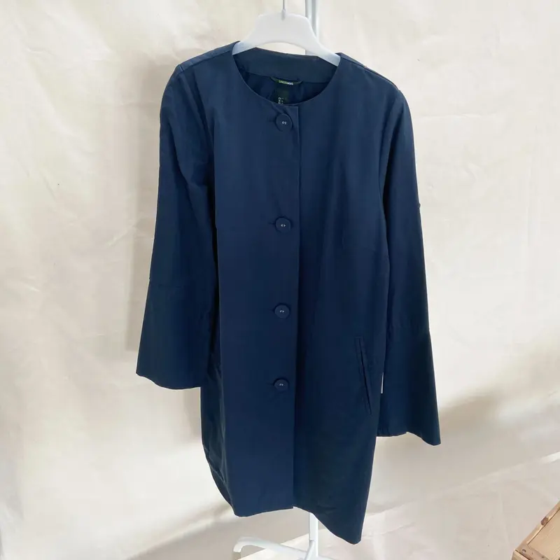 LangerChen Mantel "Eden" navy - Dritte Wahl