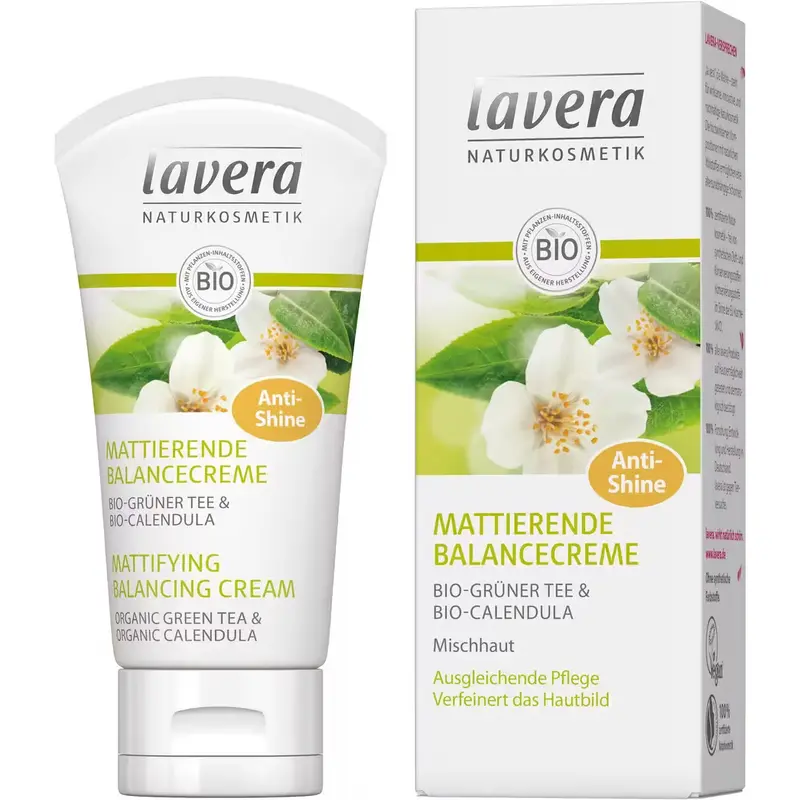 lavera Mattierende Balancecreme "Bio-Grüner Tee & Bio-Calendula" 50 ml