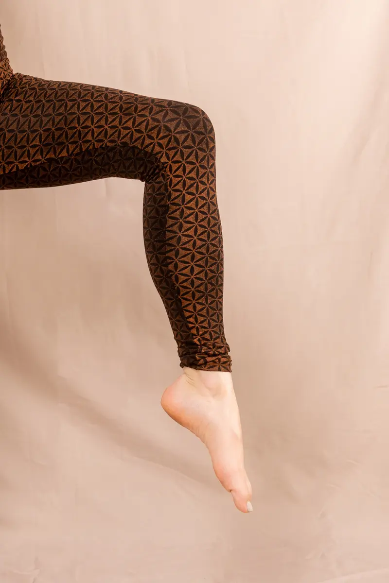 Leggins ~ Blume des Lebens ~ Rost
