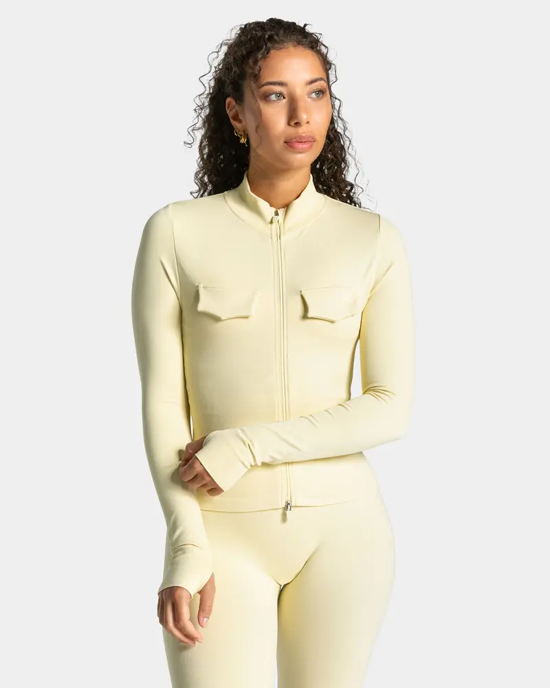 Lift Cargo Zip Jacke "Butter Yellow"