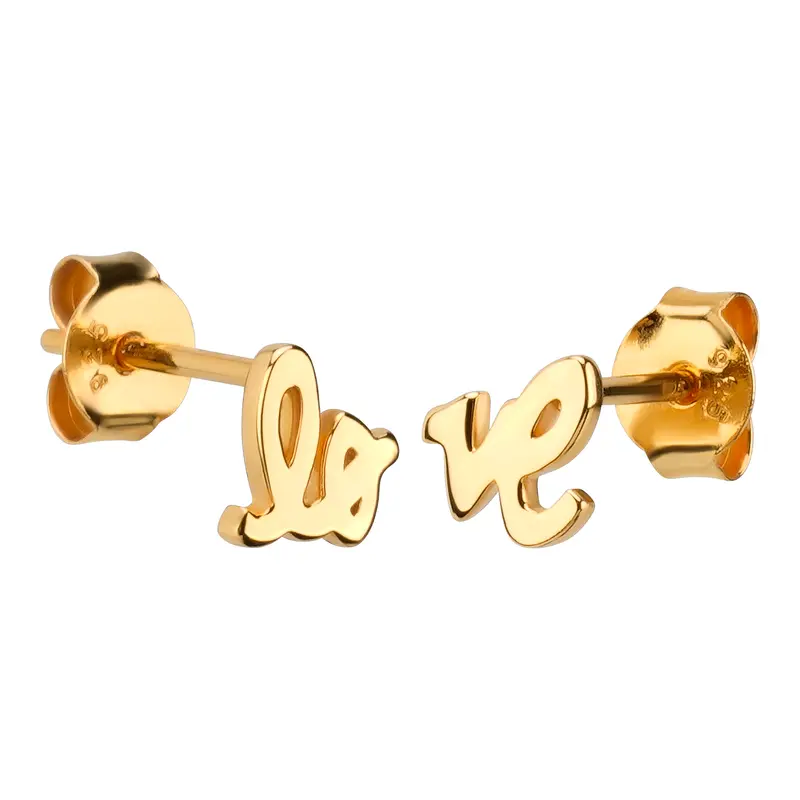 LO-VE Ohrstecker, Gold