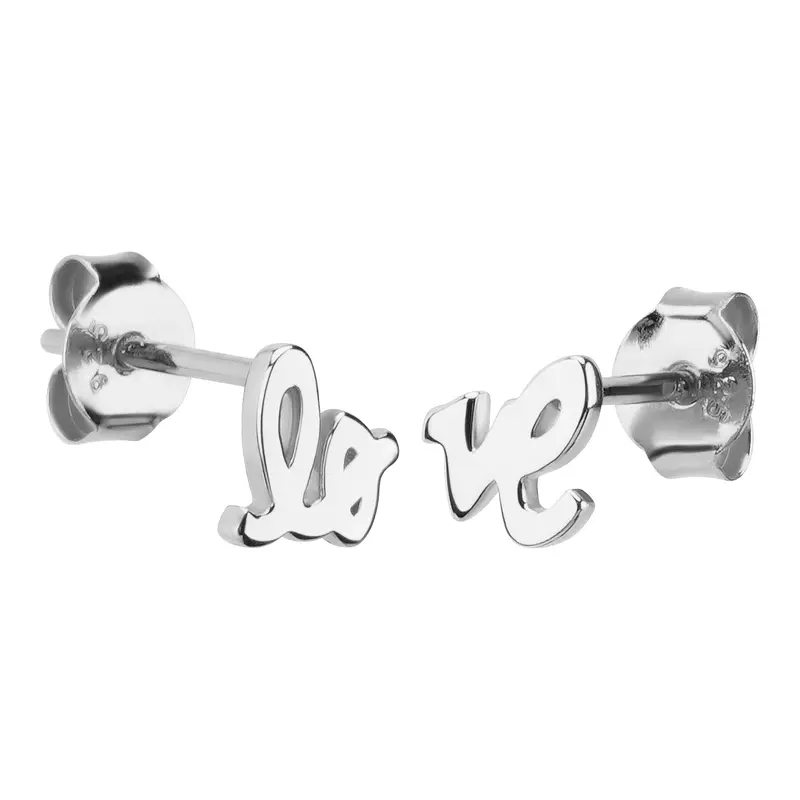 LO-VE Ohrstecker, Silber