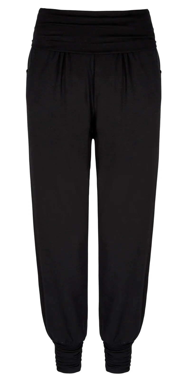 Long Harem-Pants - black