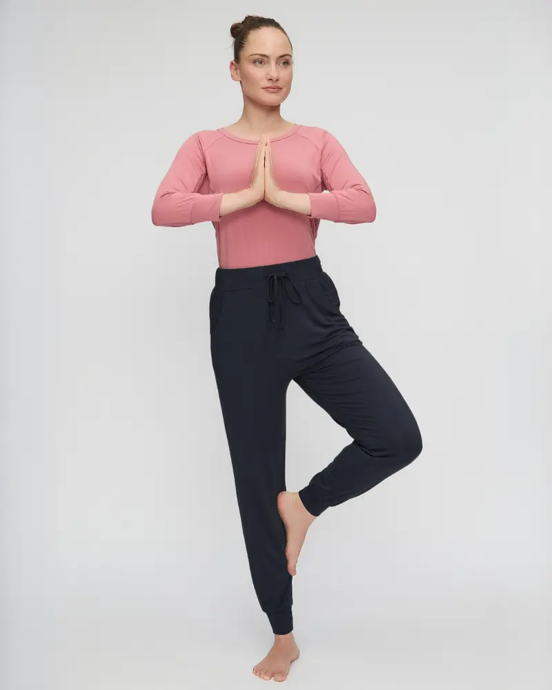 Long Loose Flow Pants - Black