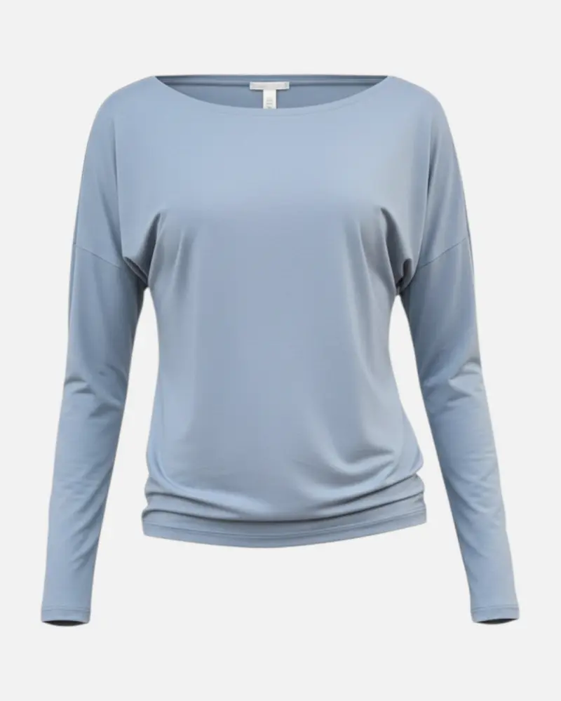 Longsleeve Pia - Washed Denim