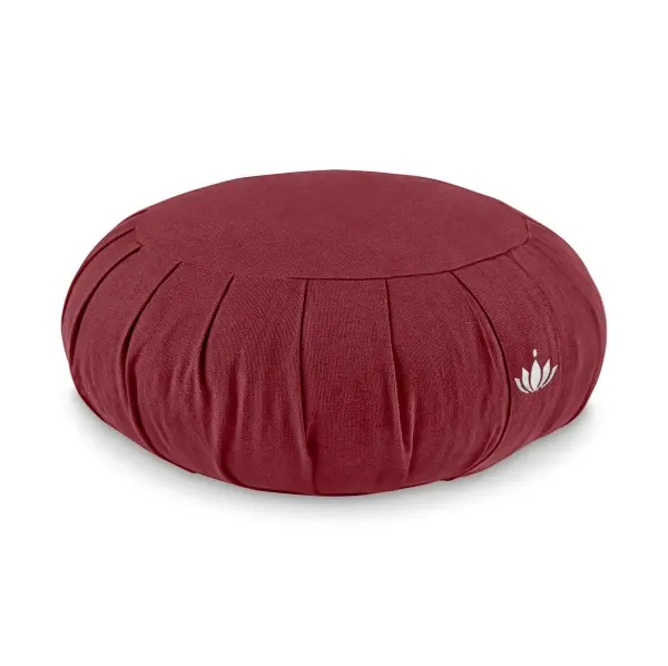 Lotuscrafts Zafu Meditationskissen "Zen" MIT BESTICKUNG