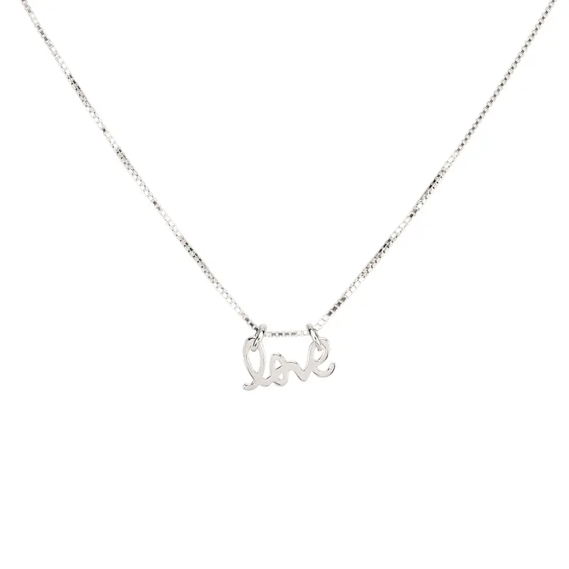 LOVE Kette Silber