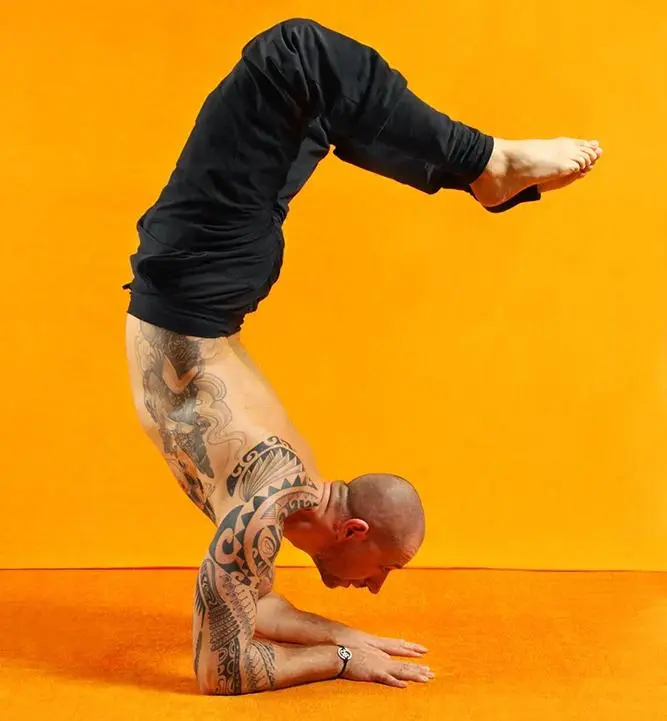 Mahan Yogahose Herren – Schwarz