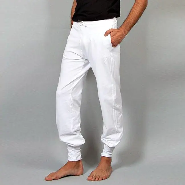Mahan Yogahose Herren – Weiß