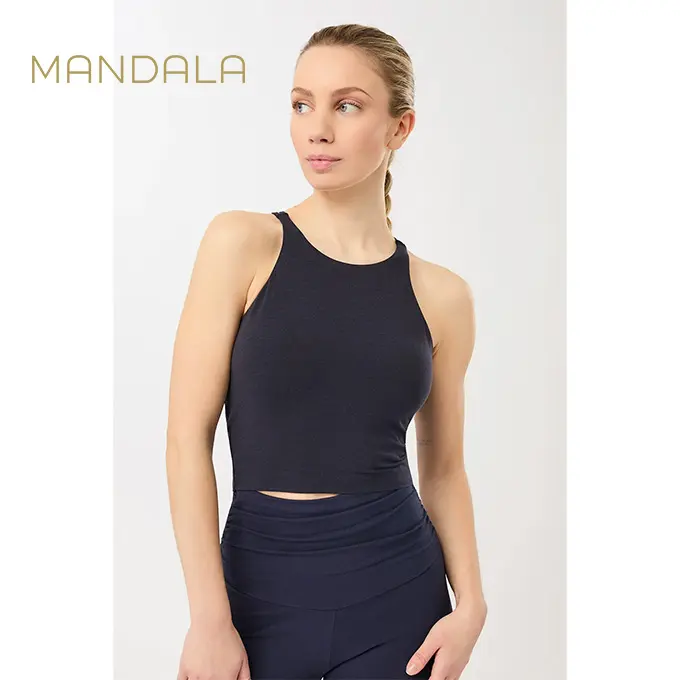 Mandala Cross Top - night sky