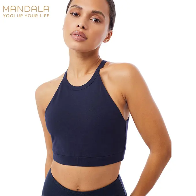 Mandala Halterneck Bra - tunnel