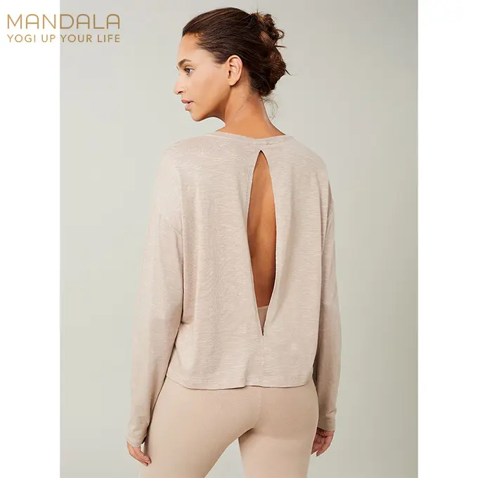 Mandala Open Back Shirt - jupiter