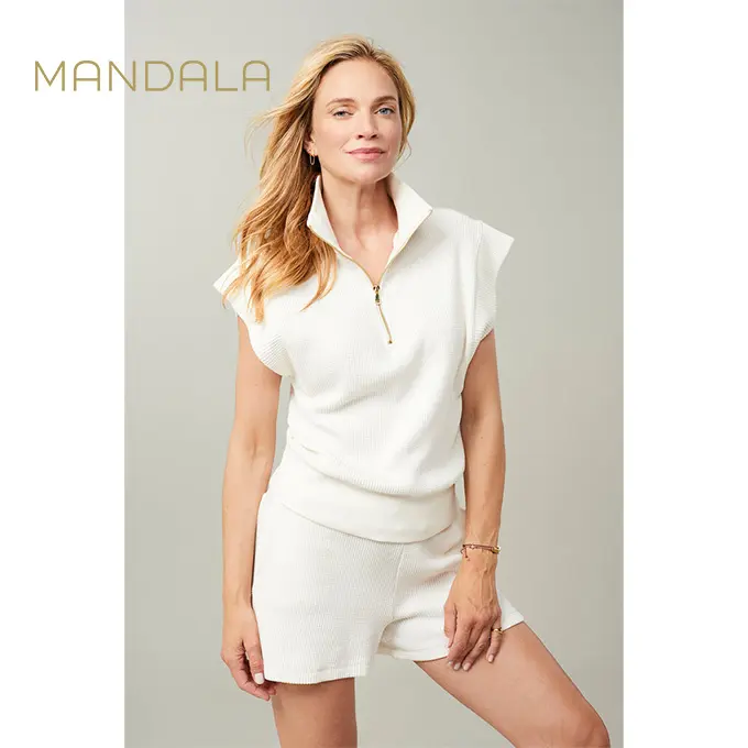 Mandala Vest Coco - white