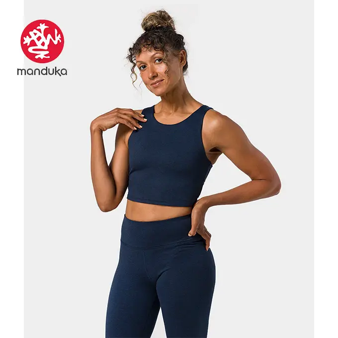 Manduka Dhara Tank - midnight heather