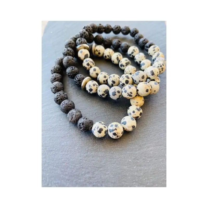 Männer Armband - Lava & Jasper