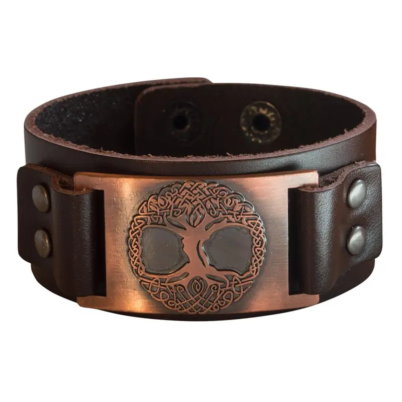 Männer Armband Leder braun