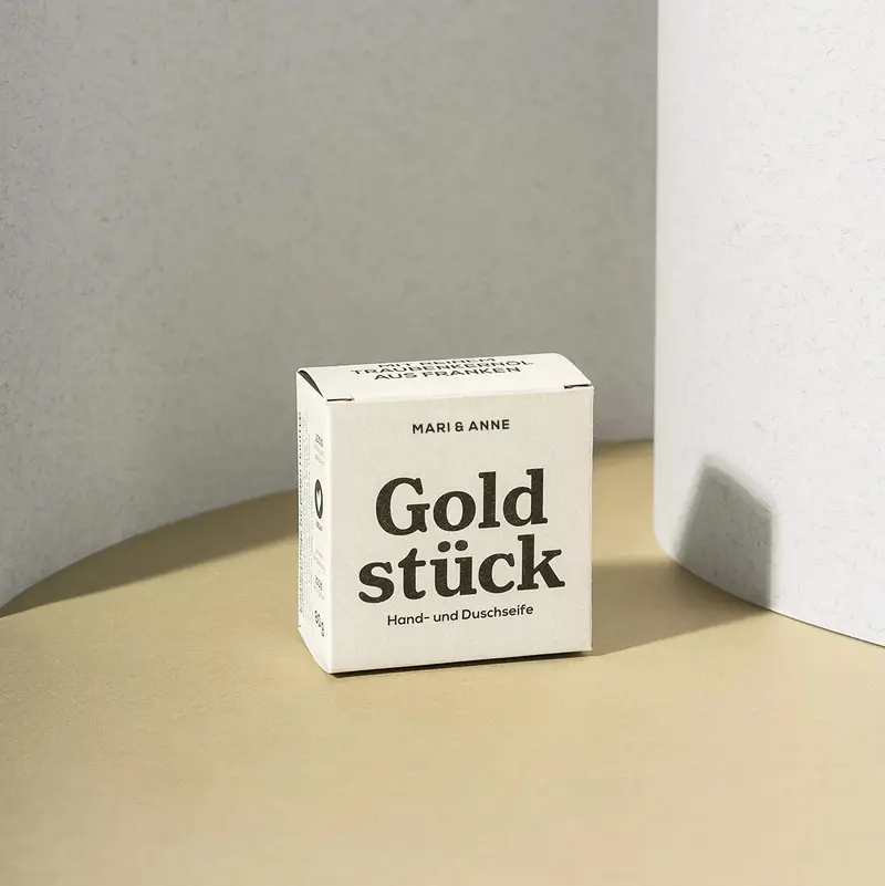 MARI&ANNE Gesichts- und Körperseife "Goldstück" 80 g