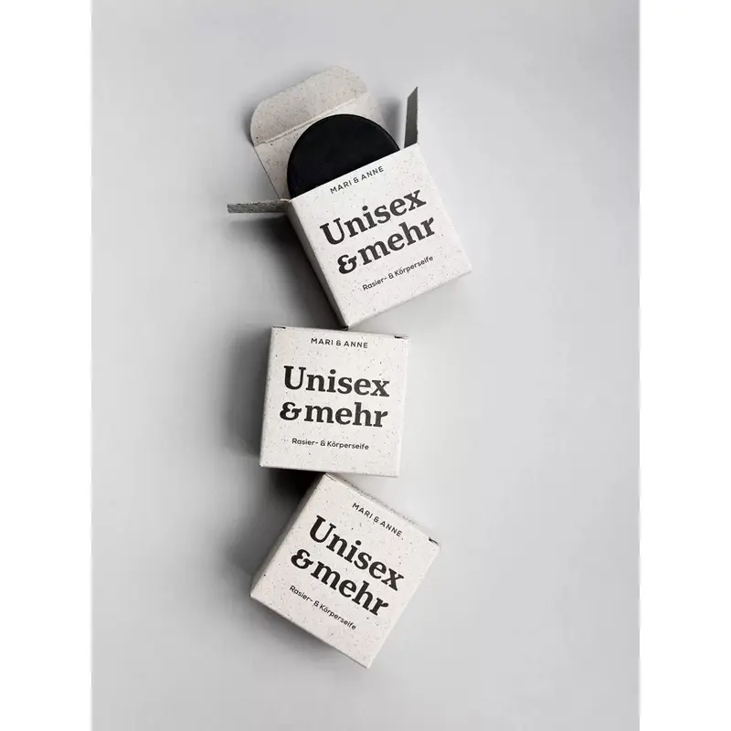 MARI&ANNE Rasierseife ohne Dose "Unisex und Mehr"
