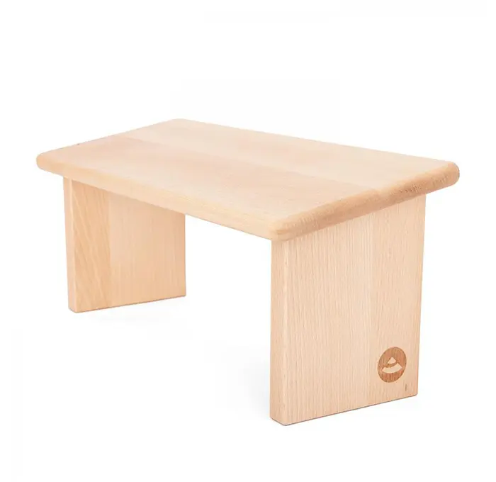 Meditationsbank aus Holz, handgefertigt