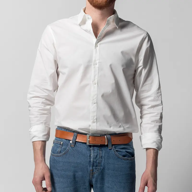 MELA Herren Hemd "BASIC" - weiß