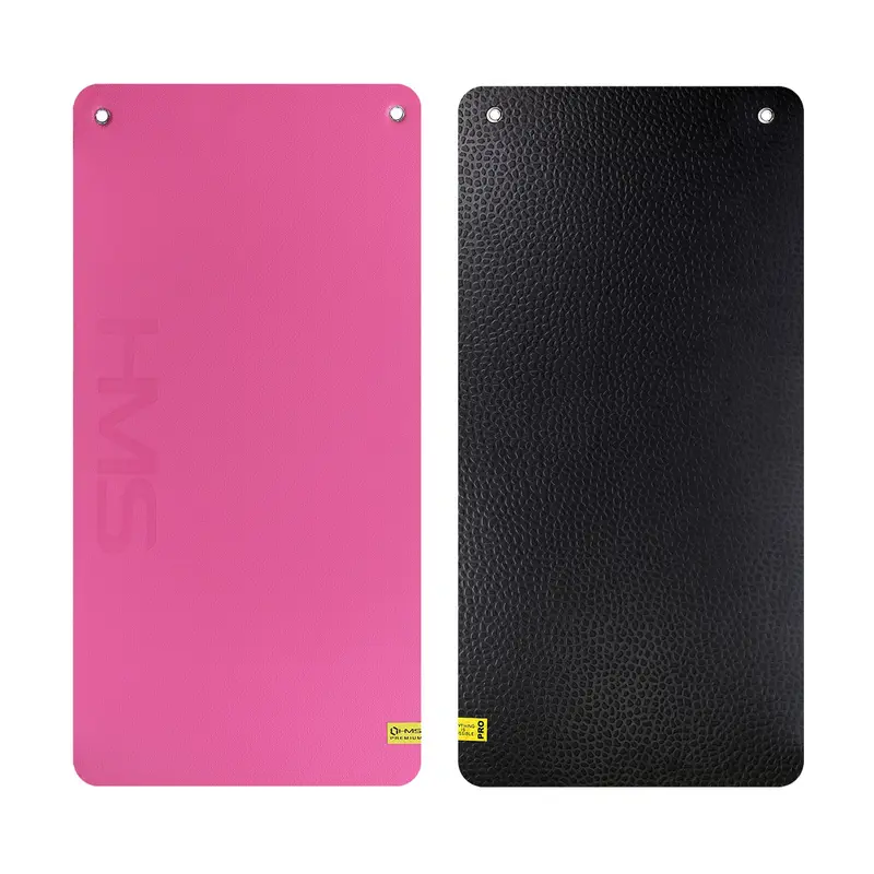 MFK02 PINK-BLACK FITNESSMATTE MIT ÖSEN HMS PREMIUM