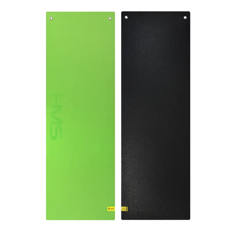 MFK03 GREEN-BLACK FITNESSMATTE MIT ÖSEN HMS PREMIUM
