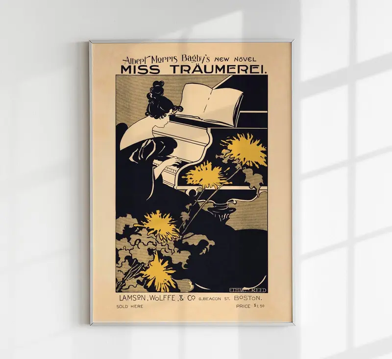 Miss Traumerei by Ethel Reed – Kunstdruck Poster