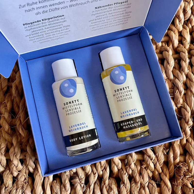 MISTELFORM GESCHENK SET "LAVENDEL WEIHRAUCH"