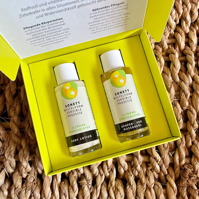 MISTELFORM GESCHENK SET "ZITRONE ZIRBELKIEFER"