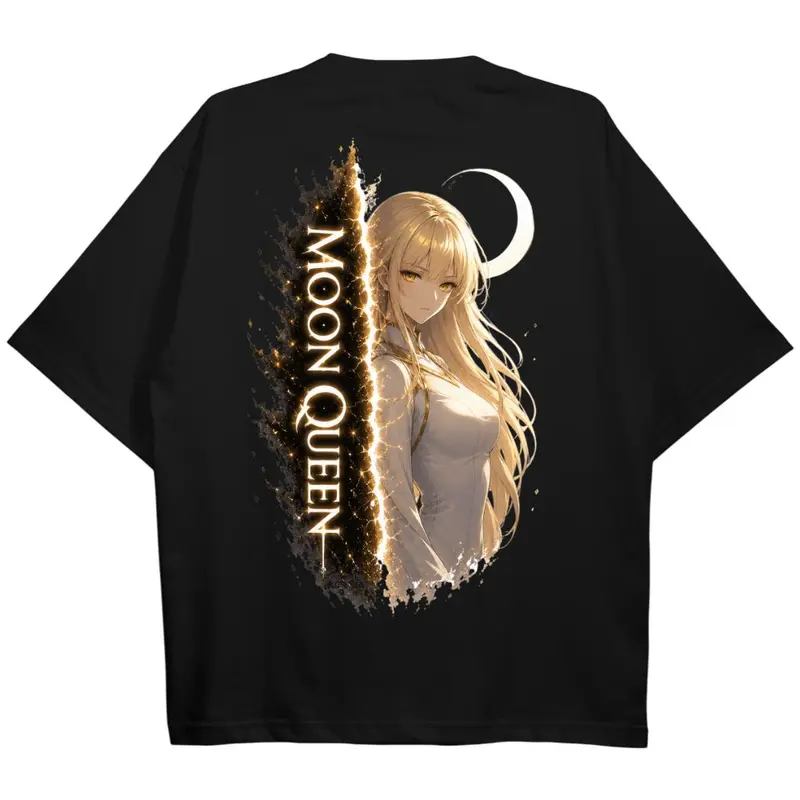 MOON QUEEN OVERSIZE SHIRT (BACKPRINT)