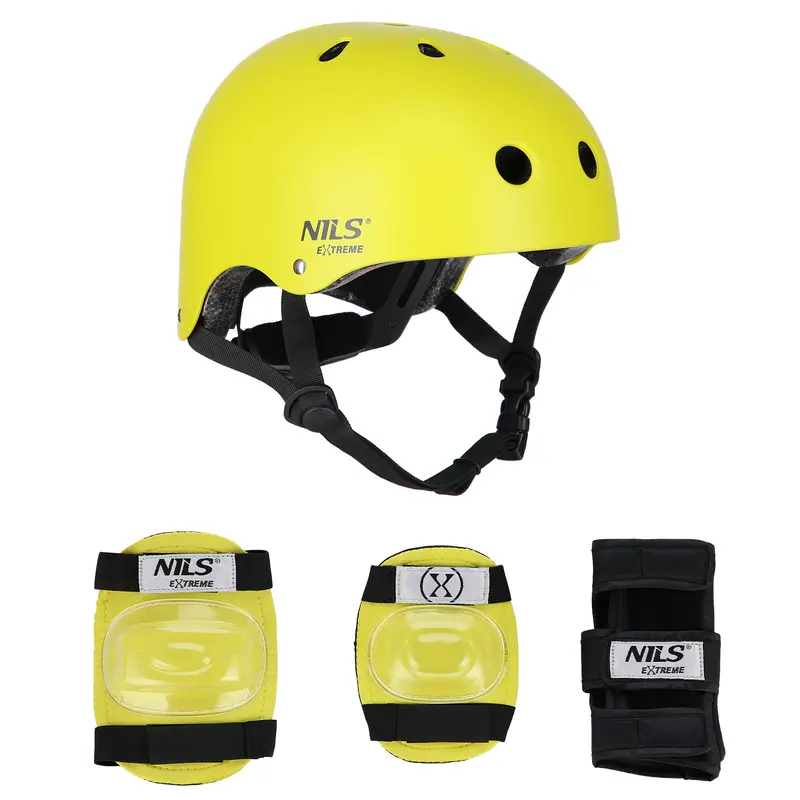 MR290+H230 HELM MIT SCHÜTZERN SET GELB GRÖßE S NILS EXTREME