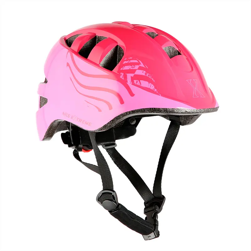 MTW08 ROSA GRÖßE S (51-57 CM) HELM FÜR KINDER NILS EXTEREME