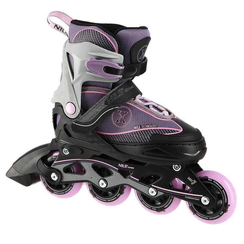 NA11008 GRAU-VIOLETT GRÖßE L (39-42) INLINER NILS EXTREME