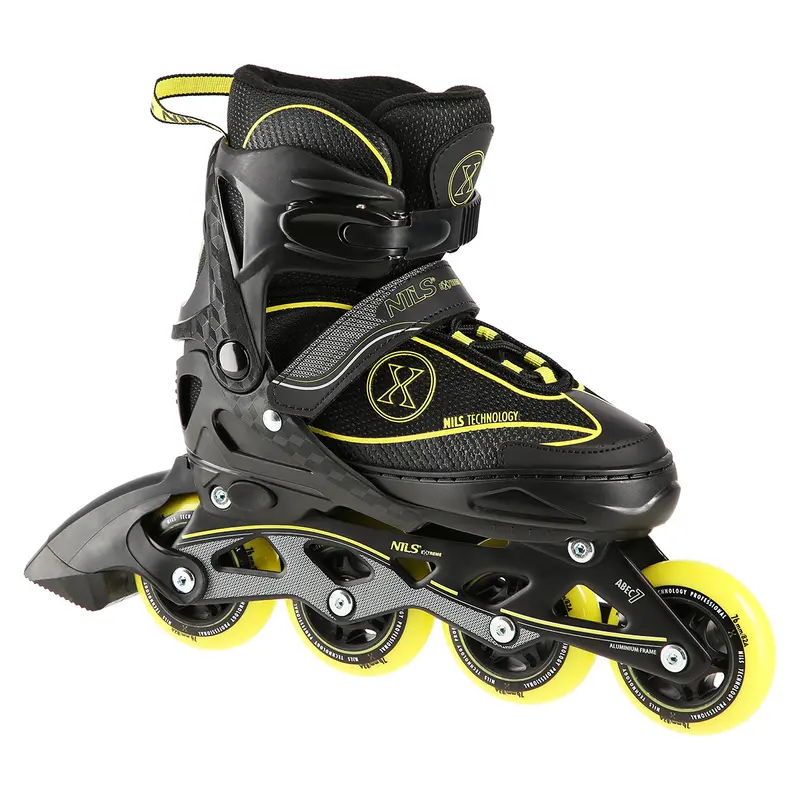 NA11008 SCHWARZ-GELB GRÖßE L (39-42) INLINER NILS EXTREME