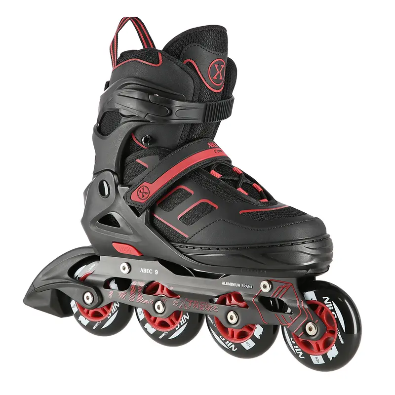 NA14174 A SCHWARZ-ROT GRÖßE M (35-38) INLINER NILS EXTREME