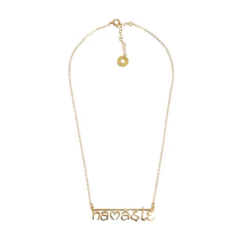 Namasté Kette Silence „Sanskrit" Gold