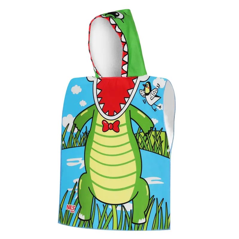 NAR20 Krokodil-Poncho-Handtuch NILS AQUA